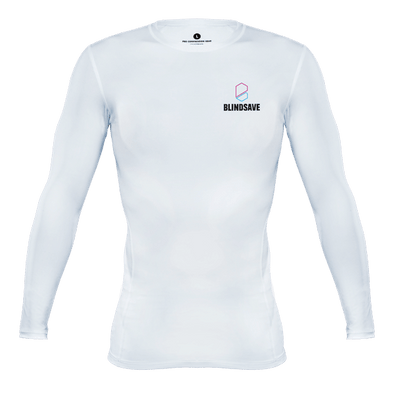 Long Sleeve Floorball Compression Shirt (White) – BLINDSAVE floorball