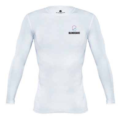 Long Sleeve Floorball Compression Shirt (White)