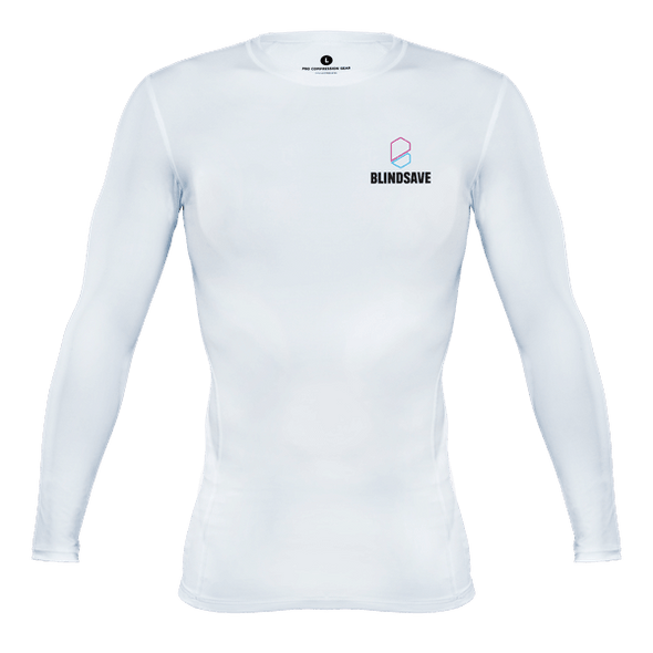 Long Sleeve Floorball Compression Shirt (White)