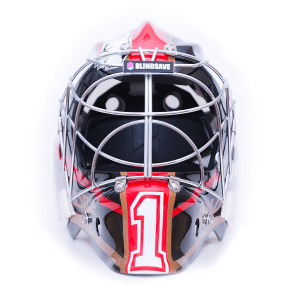 Original goalie mask airbrushing