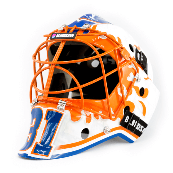 Original goalie mask airbrushing