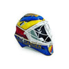 Sharky goalie mask airbrushing