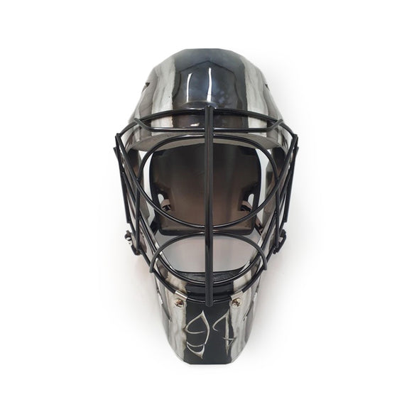 Sharky goalie mask airbrushing