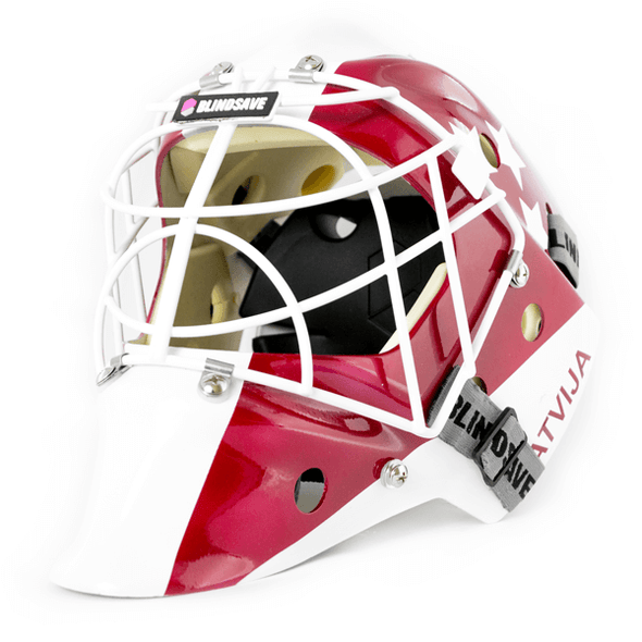 Original goalie mask airbrushing