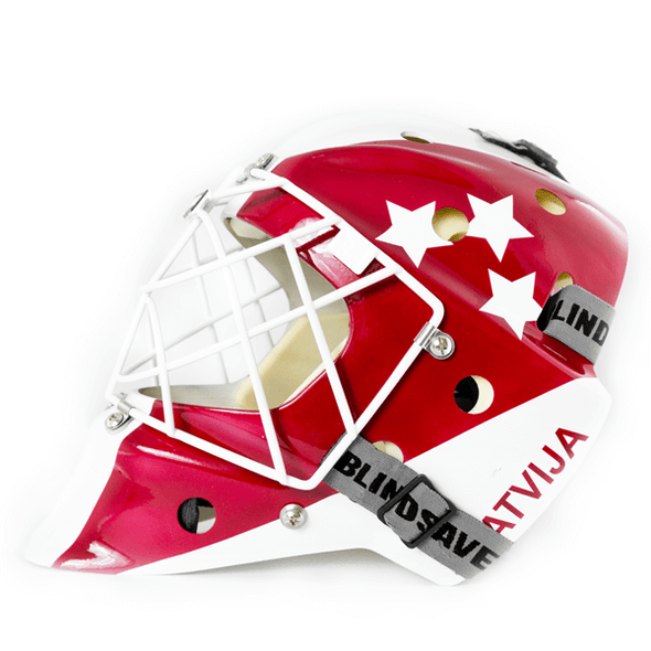 Original goalie mask airbrushing